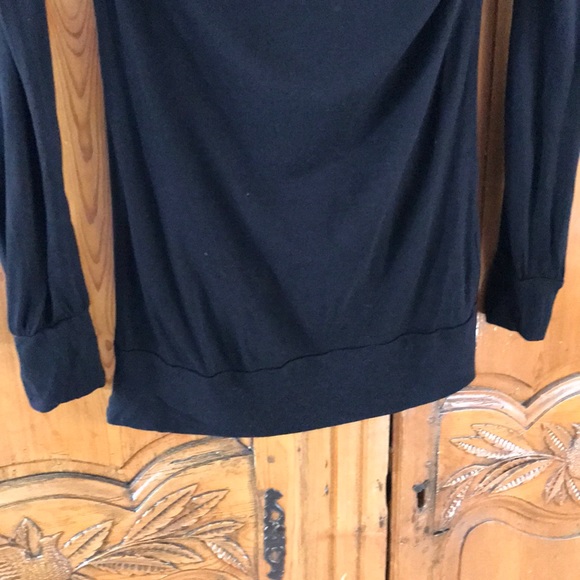 French Connection Black Scoop Neck Top - Picture 3 of 6